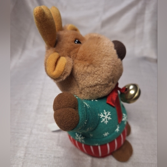 Avon Musical Shaking Reindeer Plush 1995 Christmas Holiday Battery Operated - Picture 11 of 15